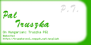 pal truszka business card